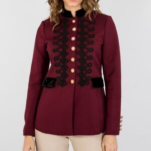 Glamorus Womens Blazer, Size 8, Burgundy NWOT
